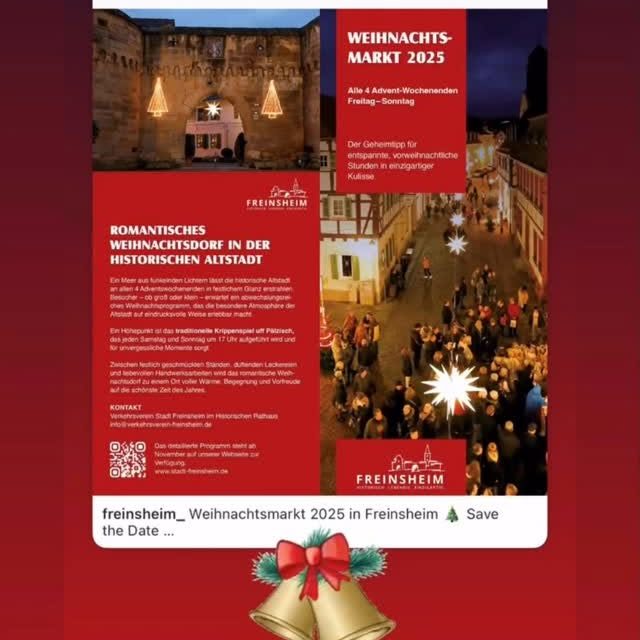 🌟Weihnachtszauber – Von Frauen für Frauen
Speed-Styling, Kunst, Schmuck, Handwerk, Pralinen, Glühwein & Hot Aperol – alles an einem Tag!
30.11.25 | 13–18 Uhr
📍 Seconds Concept Freinsheim⭐️